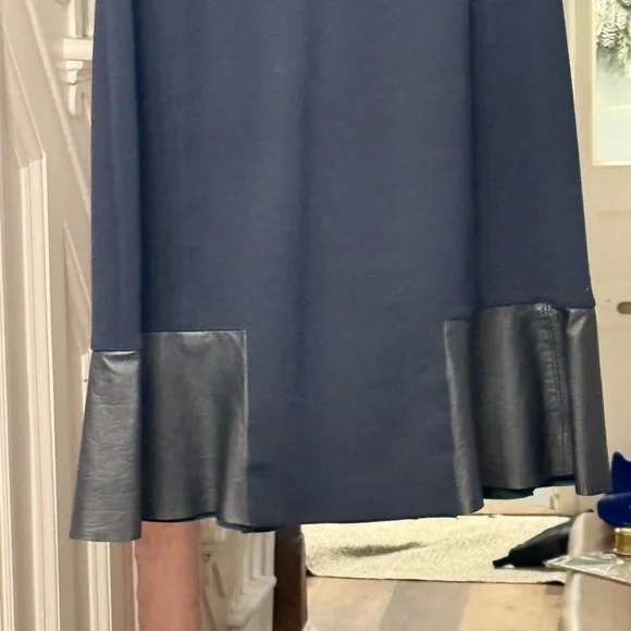 Club Monaco Navy Dress with Black Hem - Picture 3 of 7